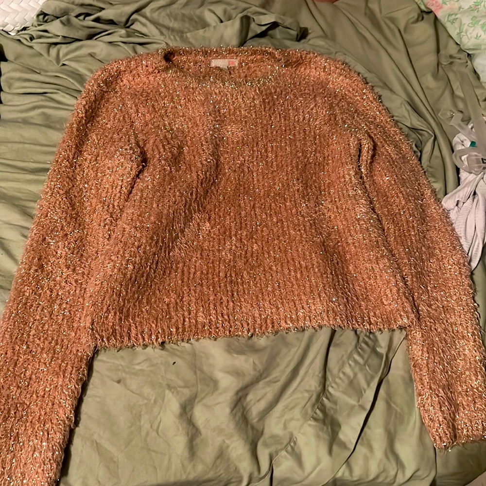 Pink and Gold Gianni Bini Sweater